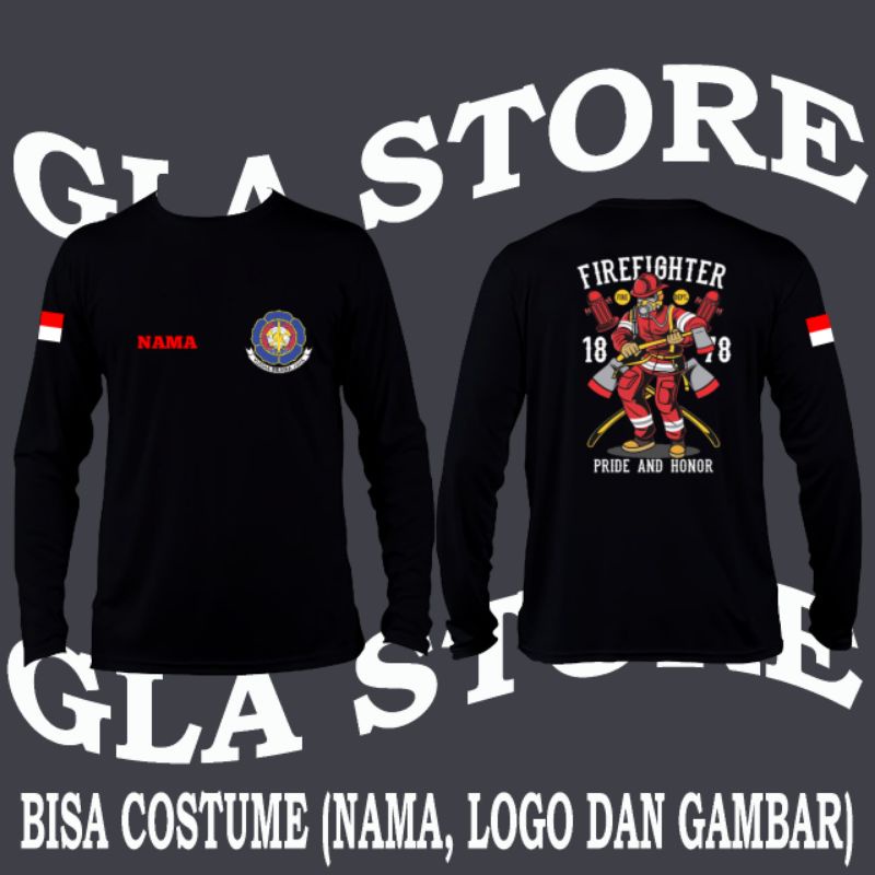 KAOS PEMADAM KEBAKARAN TANGAN PANJANG | BAJU PEMADAM KEBAKARAN RESCUE FIREFIGHTER