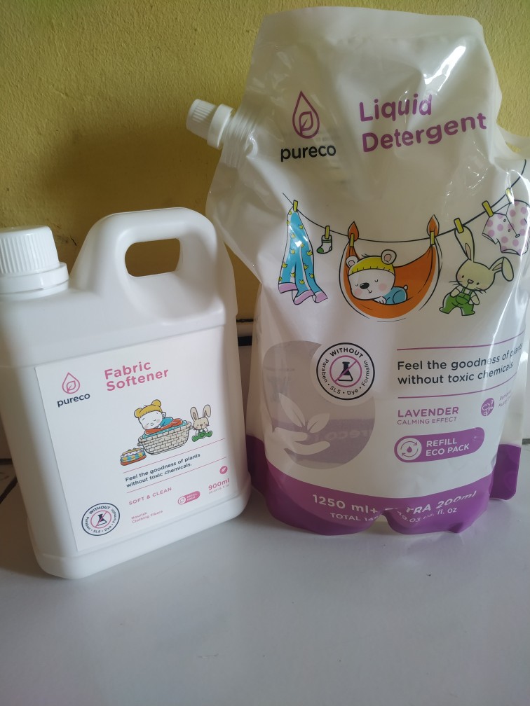 Pureco Liquid Detergent Lavender Pouch Size 1450ml