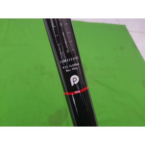 SEATPOST Sepeda Lipat Seli LITEPRO CARBON 33.9 X 580 MM 58CM seatpost carbon litepro karbon sepeda folding bike 33.9mm