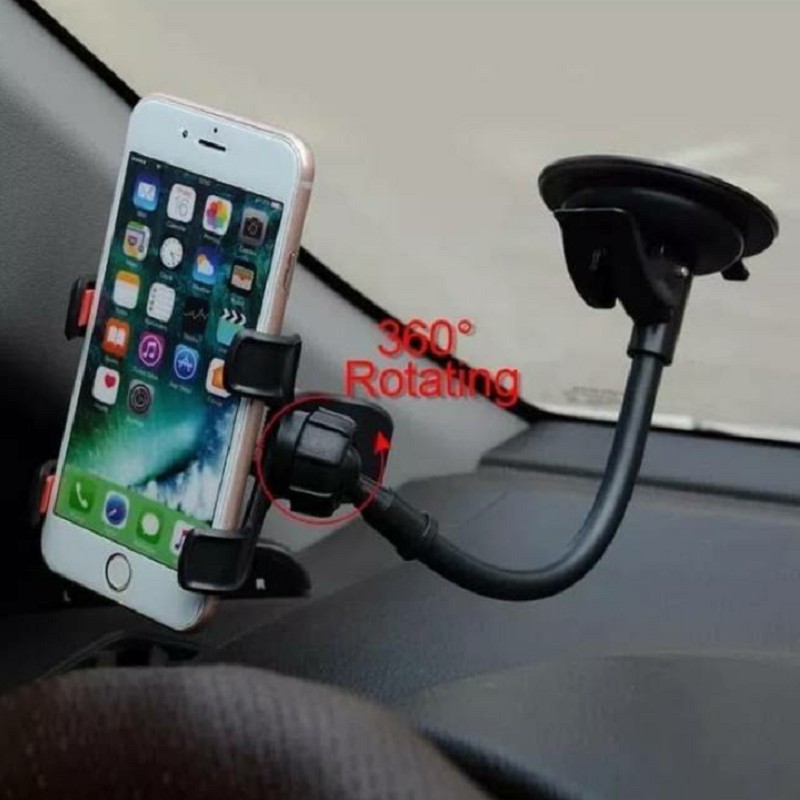 Holder Mobil Jepit 4 Cakar with Suction Cup Tempel Kaca Mobil /Soft Tube Car Holder Universal