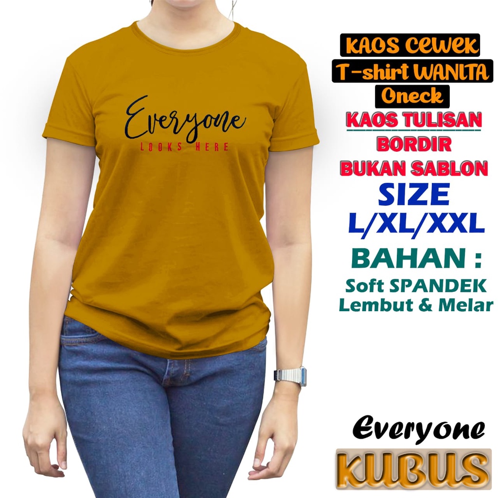 atasan bordir lengan pendek kaos bordir wanita atasan