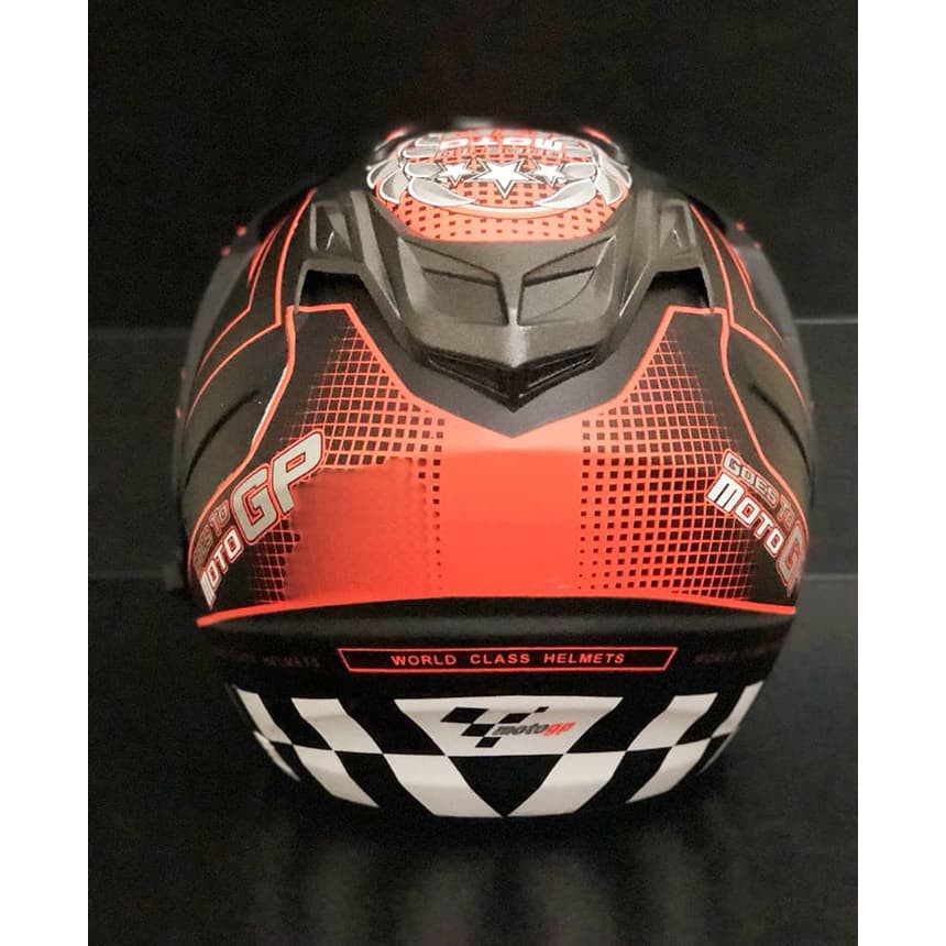 Helm Motor Murah  DMN    Double Visor   Motif Moto GP Berkualitas