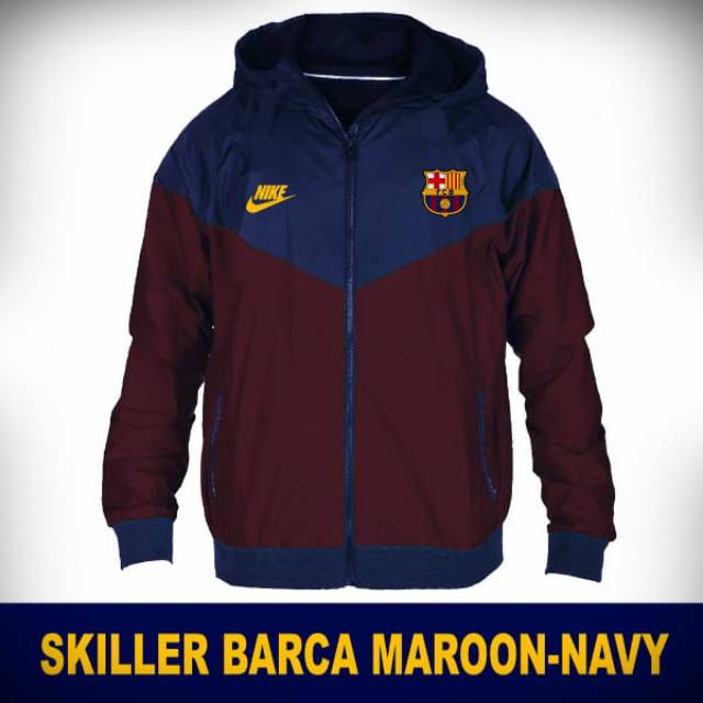 Jaket skiller barca marun nevi