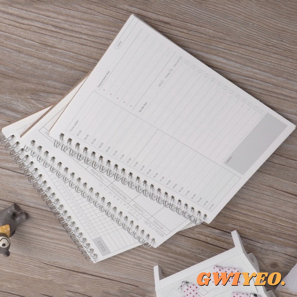 

Daily Planner A5 Aesthetic Buku Catatan Harian Jurnal