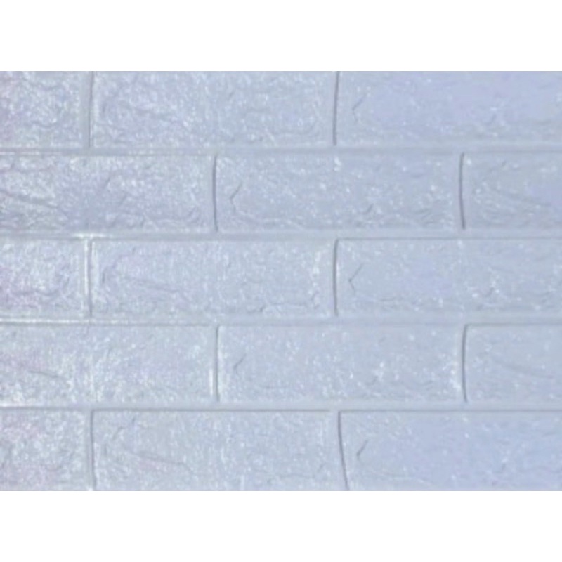 Wallpaper Dinding 3D Foam Motif Batu Bata-4
