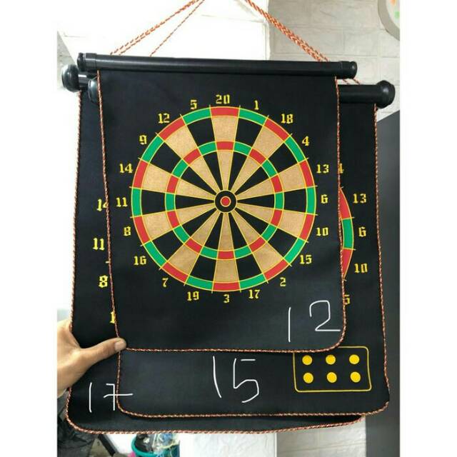 DART GAME MAGNET / MAGNETIC DART GAME / PAPAN DART