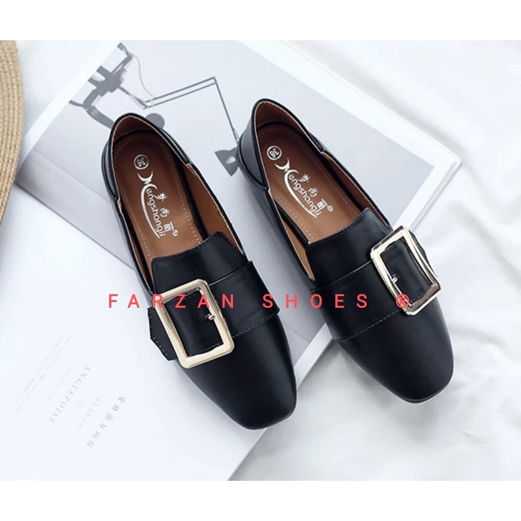 COD VIRAL SEPATU WANITA FLATSHOES WANITA NEW ARIVAL GLOSSY TY 05