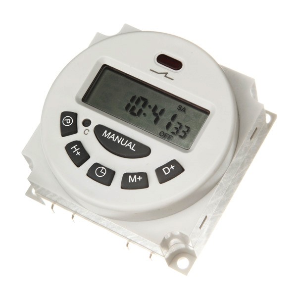 Timer Waktu DC 12V /12 v Mini LCD solar panel / surya Switch Digital