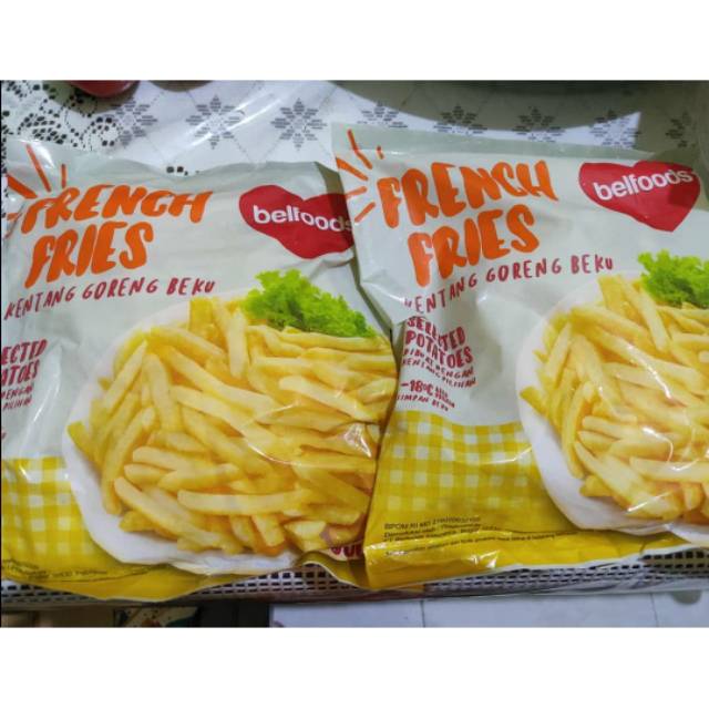 

Belfoods Kentang Goreng Favorite Selected 500gr Potatoes Surabaya Enak Maknyus Murah Termurah