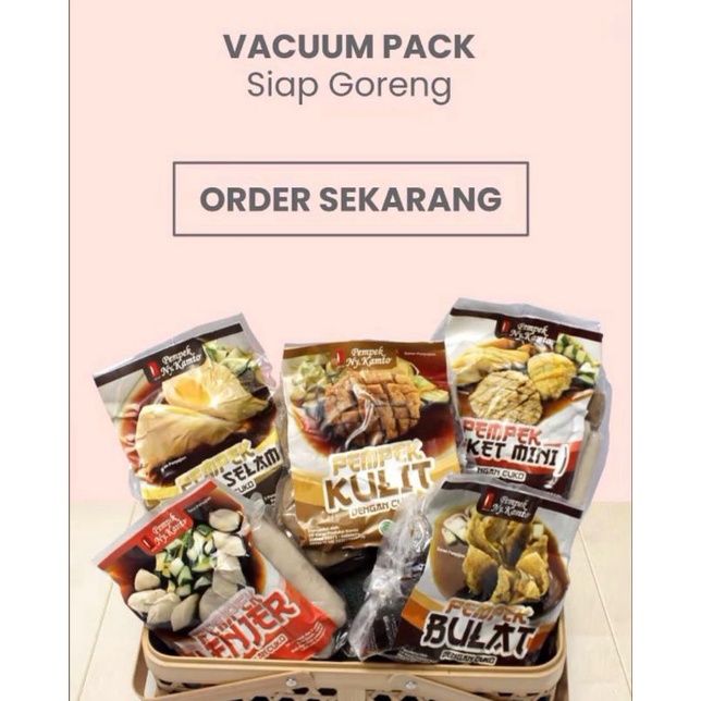 

Pre order Pempek Ny Kamto vacuum pack kemasan baru