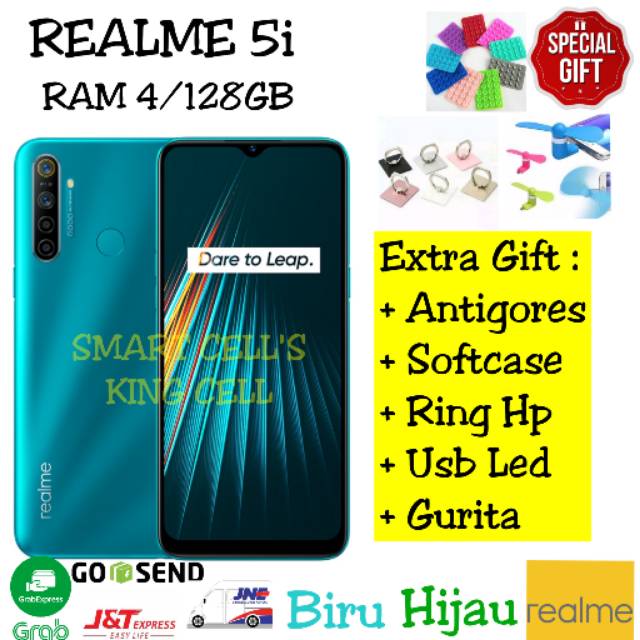 REALME 5i 4/128GB GARANSI RESMI REALME 1 TAHUN