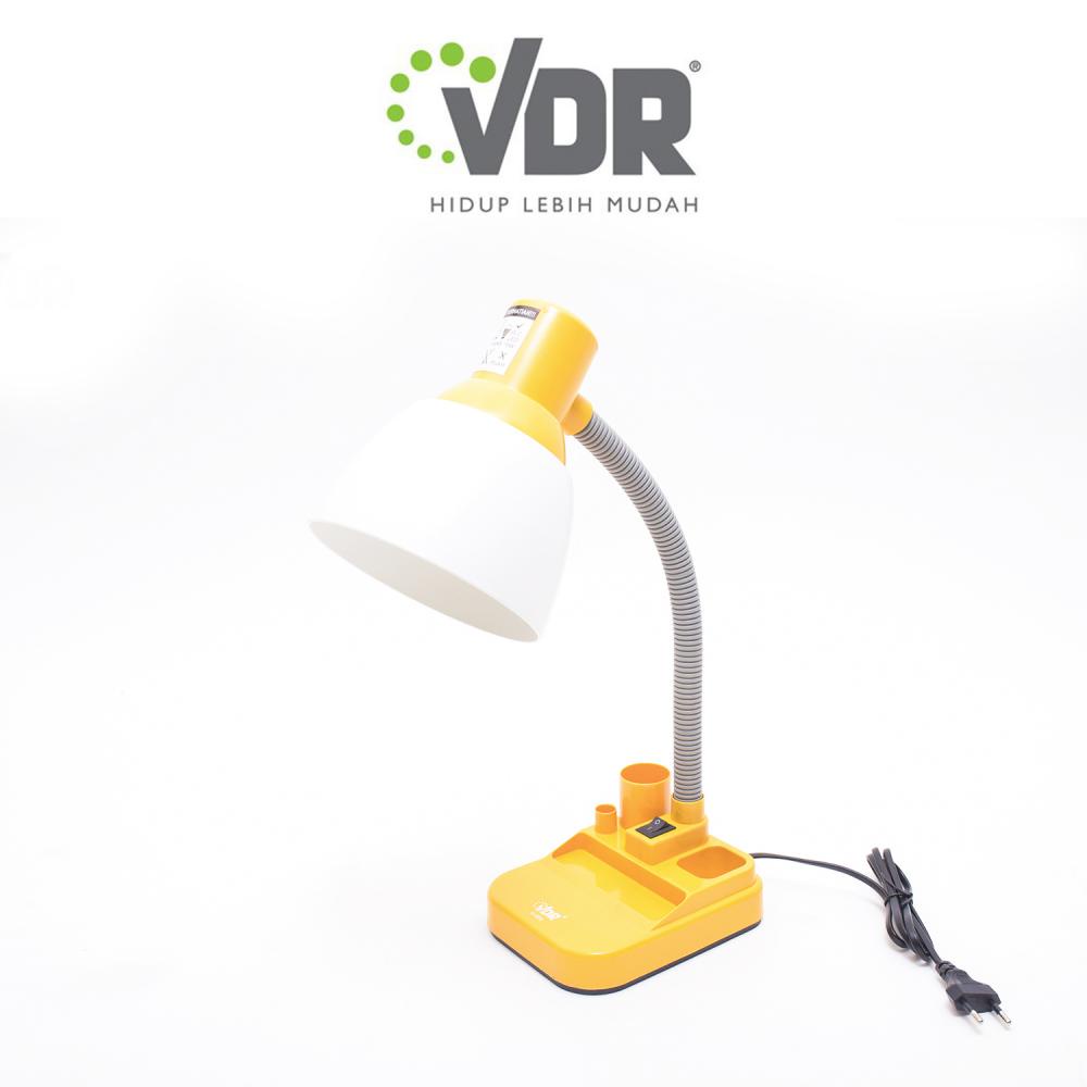 VDR V-009 Lampu Meja Belajar Leher Flexible Bohlam PLC Fleksibel Neck Desk Lamp LED