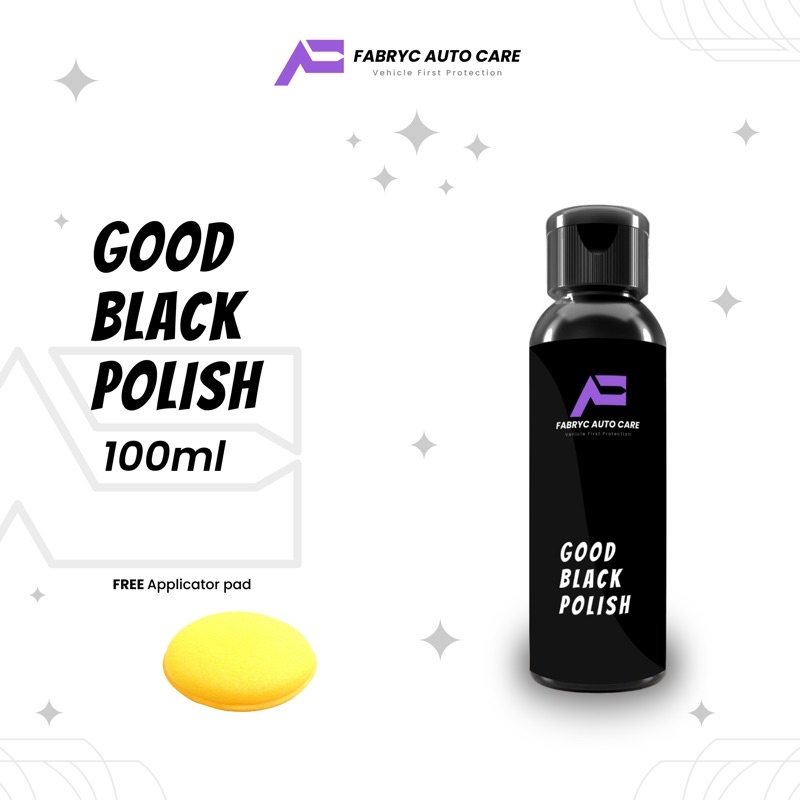 Penghitam Body Motor / Mobil by Fabryc Auto care GOOD BLACK POLISH