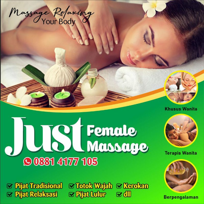 pijat khusus wanita, Terapis wanita