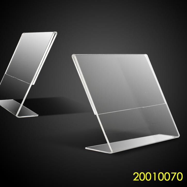 Paling Diminati.. acrylic tent holder landscape / akrilik tent card A4 tempat brosur Meja LANDSCAPE