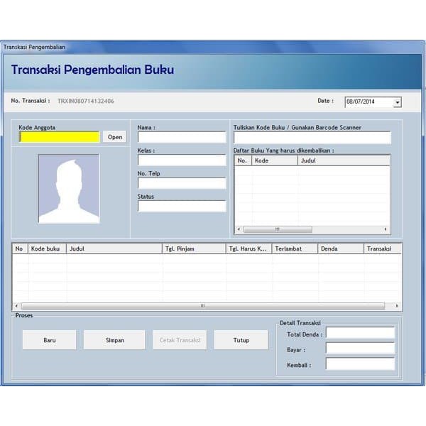 Software Aplikasi Perpustakaan Sekolah Simple Perpus