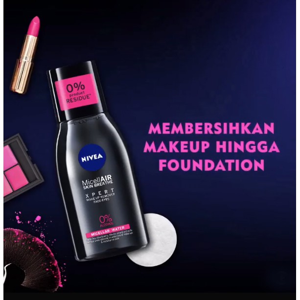 ❤ BELIA ❤ NIVEA Micellar Water MicellAir 125 | 200 | Xpert, Eye Remover make Up (✔️BPOM)