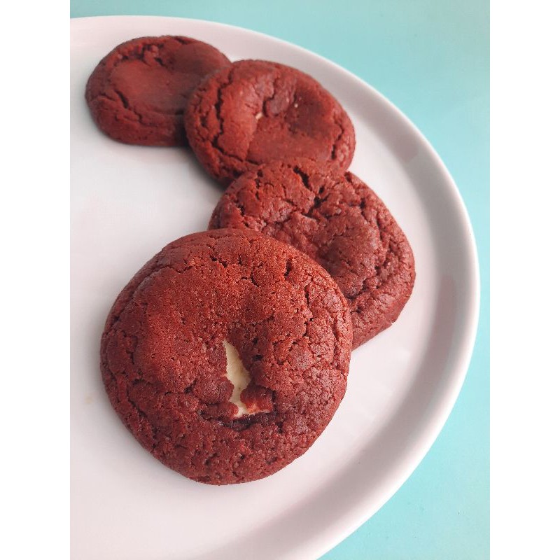 

Red Velvet Soft Baked Cookies