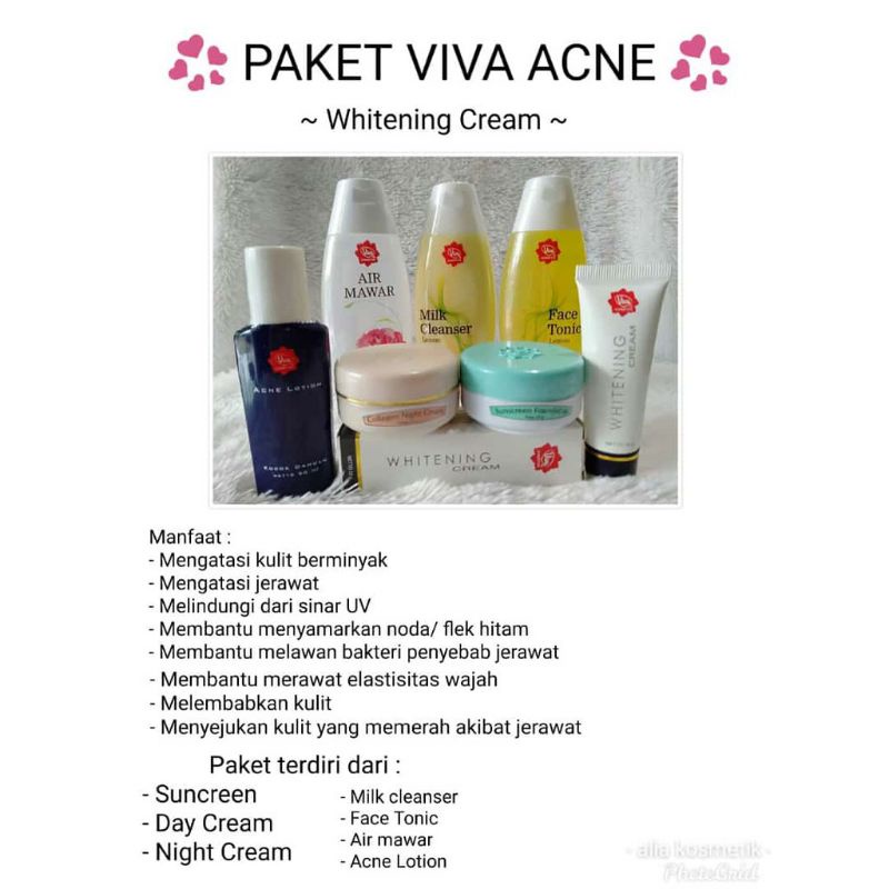 PAKET VIVA ACNE/VIVA SKINCARE/PAKET AMPUH JERAWAT