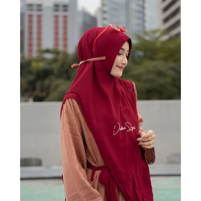 Nara set khimar, inner, outer. free tas. by Viendra SALE ‼️