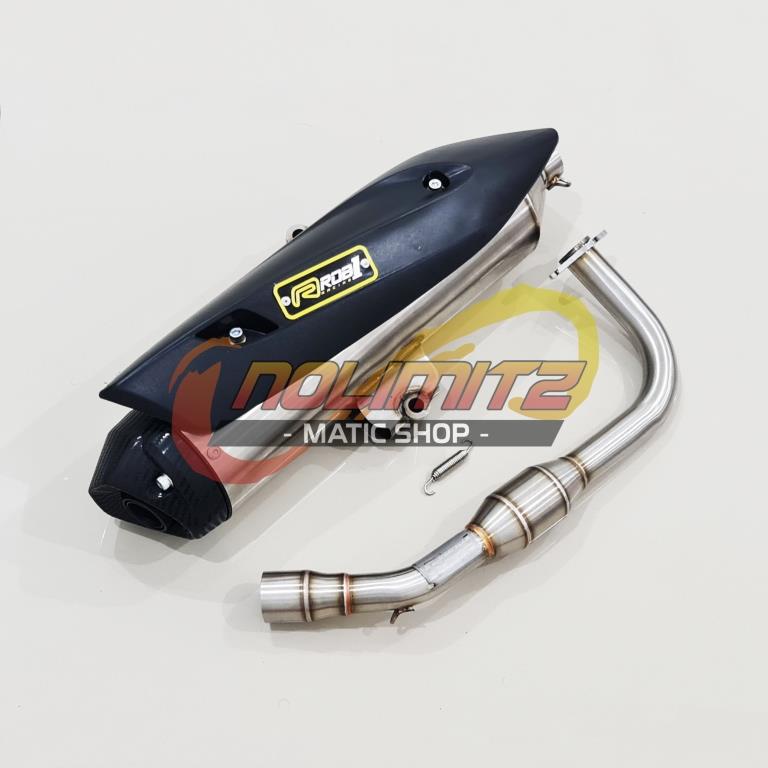 Knalpot Standar Racing Power Boom ROB1 Honda ADV 150