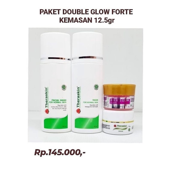 PROMOOOO PAKET DOUBLE GLOW FORTE ORI TERMURAH