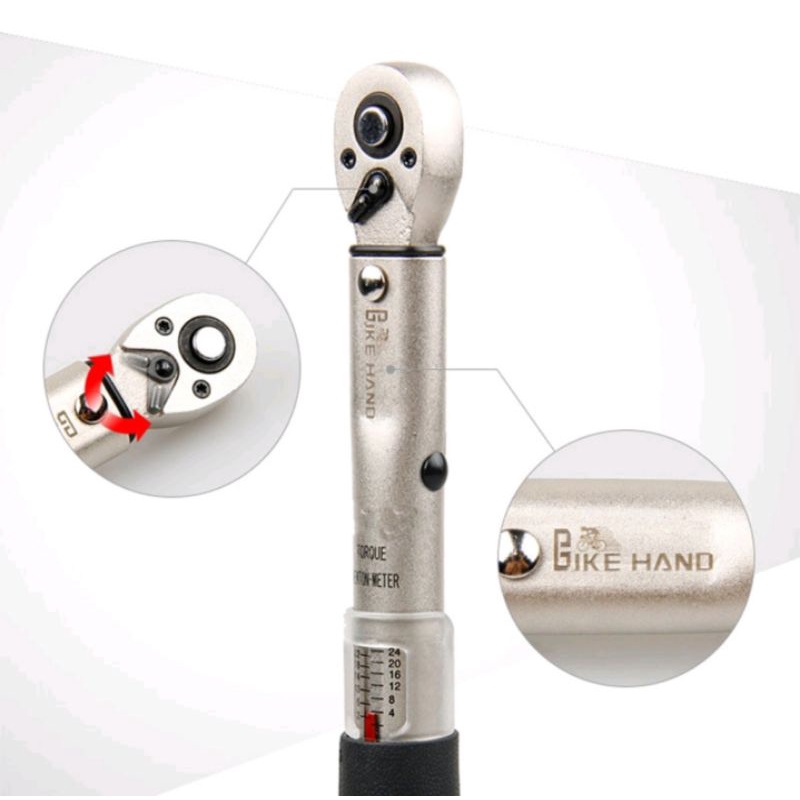 Bike Hand Kunci Set Torsi Torque Wrench Set 2-24nm Bike Hand YC-617-2S
