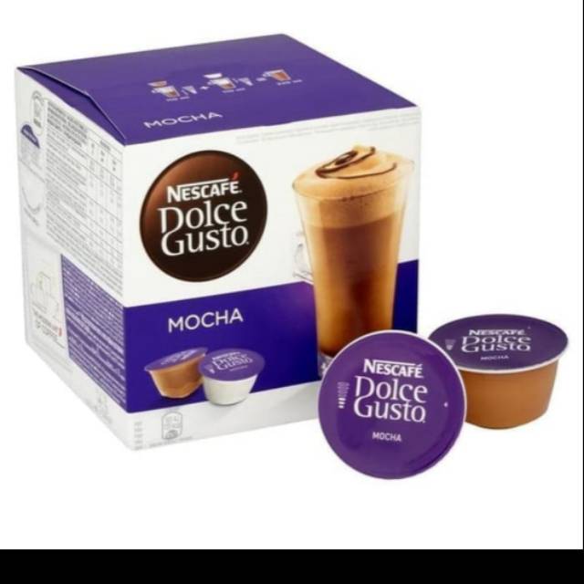 

Kapsul kopi Nescafe Dolce Gusto MOCHA Eceran 1 kali Minum (2 kapsul)