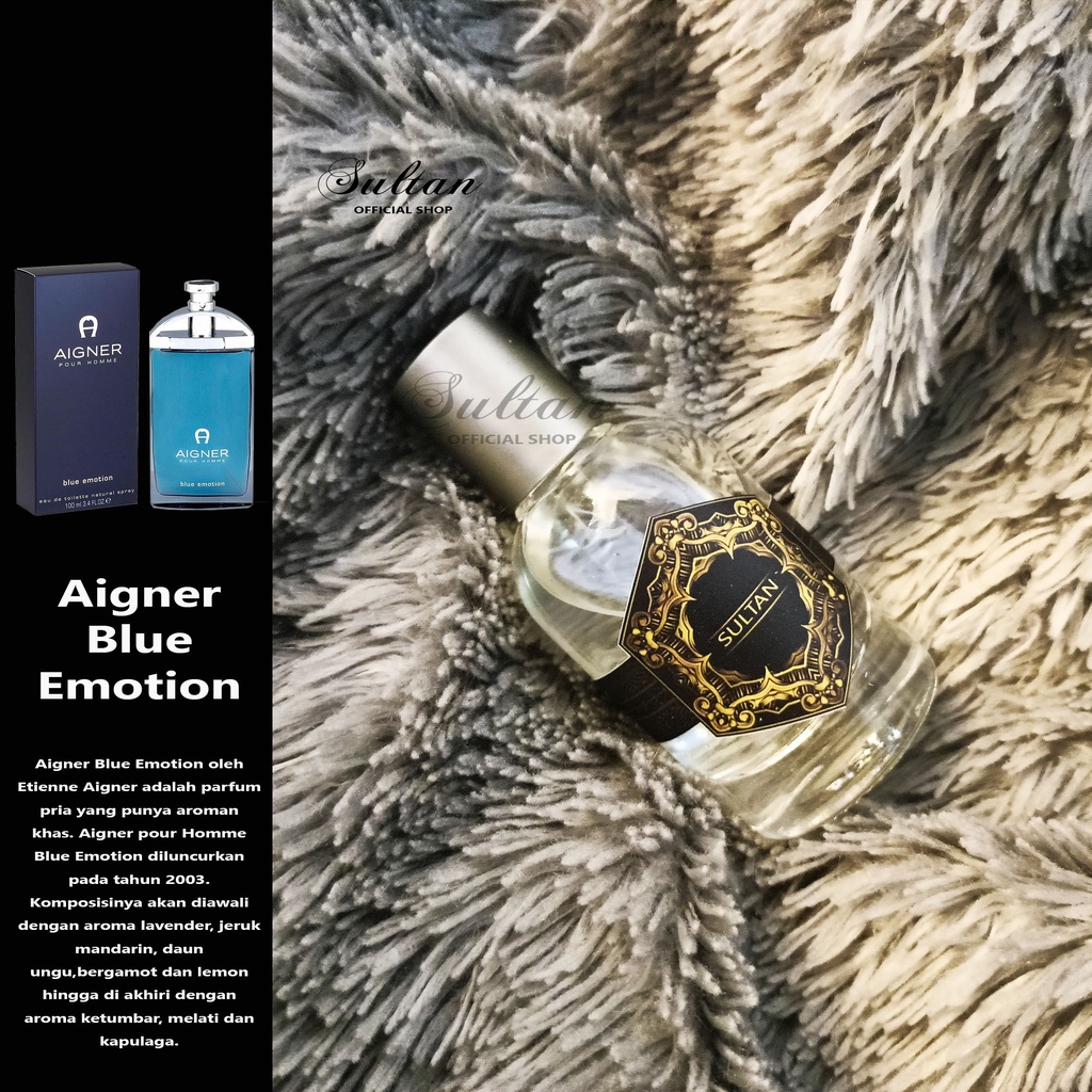 Aigner Blue Emotion Parfum Refill cowok