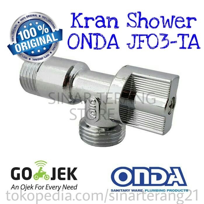 Stop Kran SHOWER / CLOSET ONDA 1/2" Keran Air Dinding 1/2 KM WC JF03TA