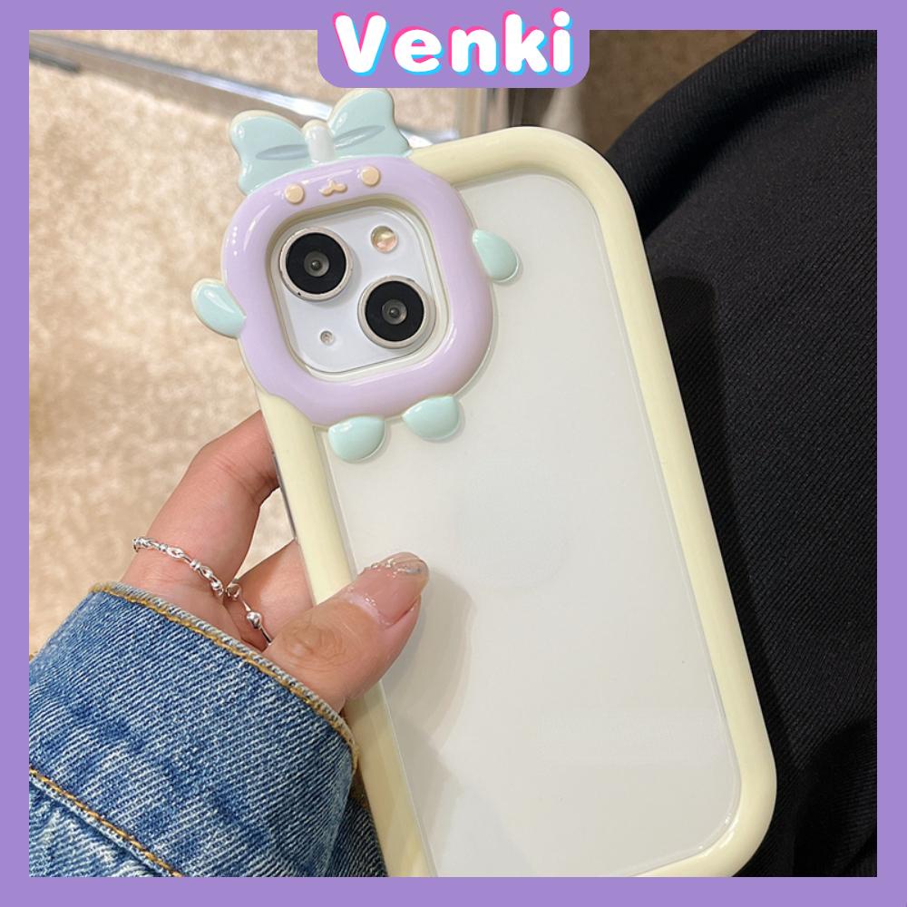 iPhone Case Silicone Soft Case Clear Case Airbag Shockproof Protection Camera Varnish Feel Bow Cute Cartoon Compatible For iPhone 11 Pro Max 13 Pro Max 12 Pro Max 7Plus xr XS Max