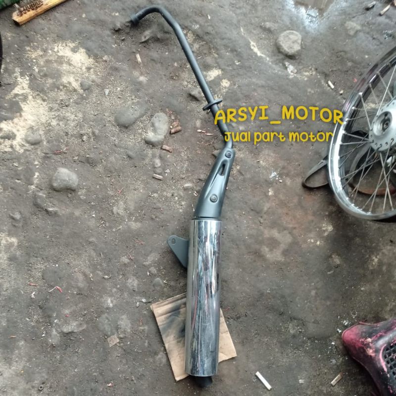 Knalpot standar kawasaki athlete atlit original