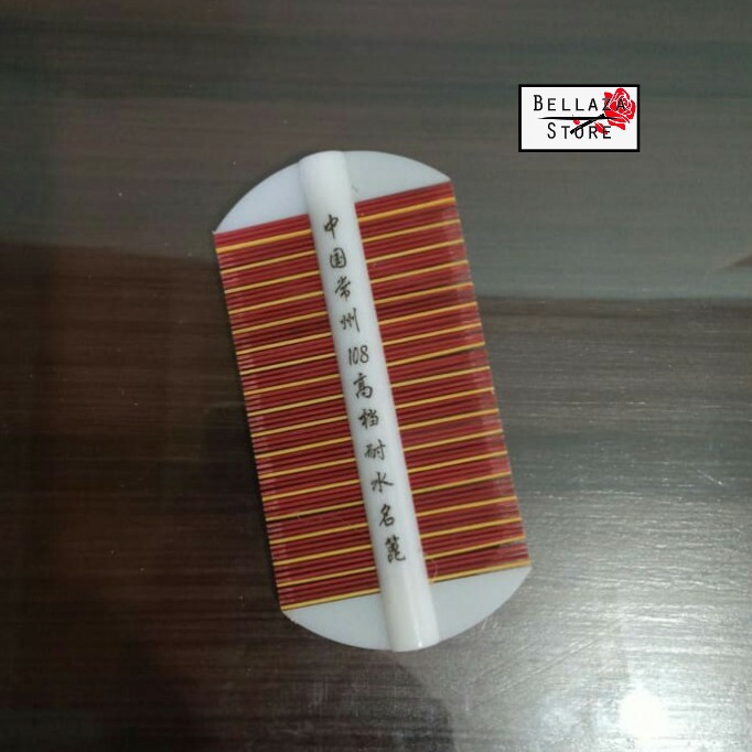 SGS Sisir Serit Kayu / Sisir Kerep Penghilang Kutu Rambut