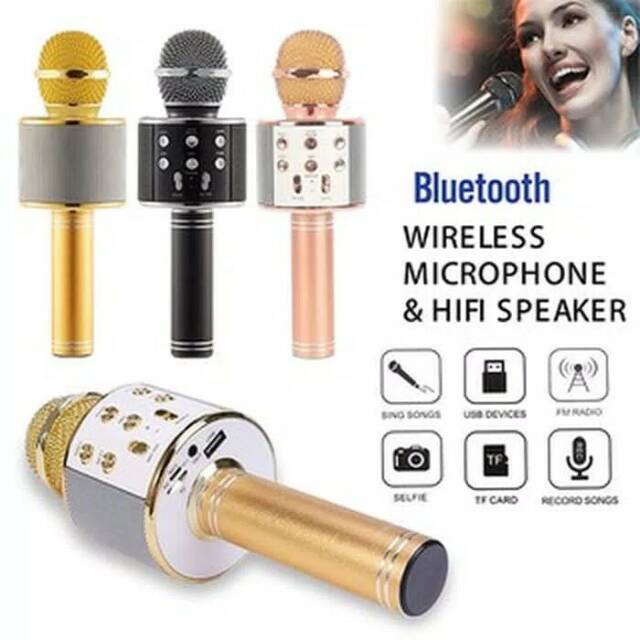 Mic Microphone Wster WS 858 Wireless Bluetooth Phone