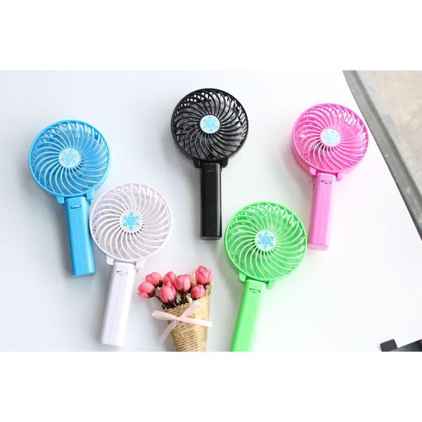 Trend-Handy Mini fan Kipas Angin Portable 2 in 1 Bisa di lipat dan genggam