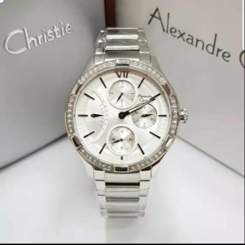 Jam Tangan Alexandre Christie AC2725 Wanita Silver