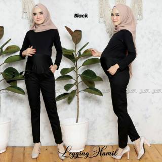  Celana  3R  Celana  Legging Hamil Katun  Stretch  3R  Original 