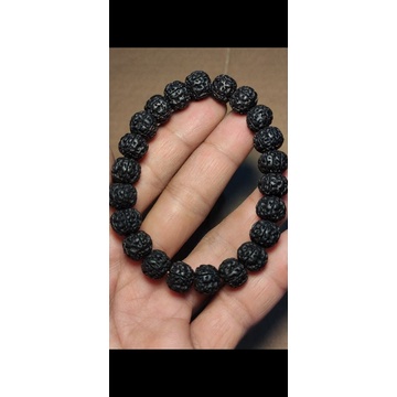 gelang Jenitri hitam rudraksha hitam
