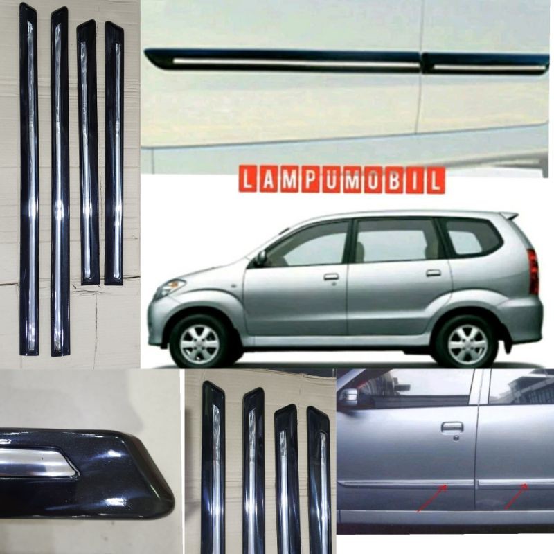 List body+list chrome Avanza/Xenia New vvti 2008-2011.
