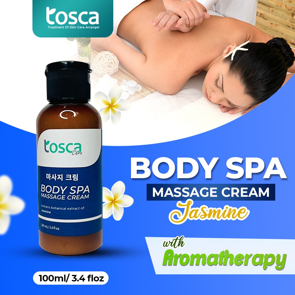 TOSCA Body Spa Massage Cream With Aromatherapy Krim Relaksasi Tubuh