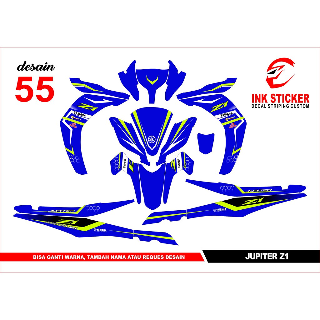 Sticker Decal Jupiter Z1 55 Fullbody