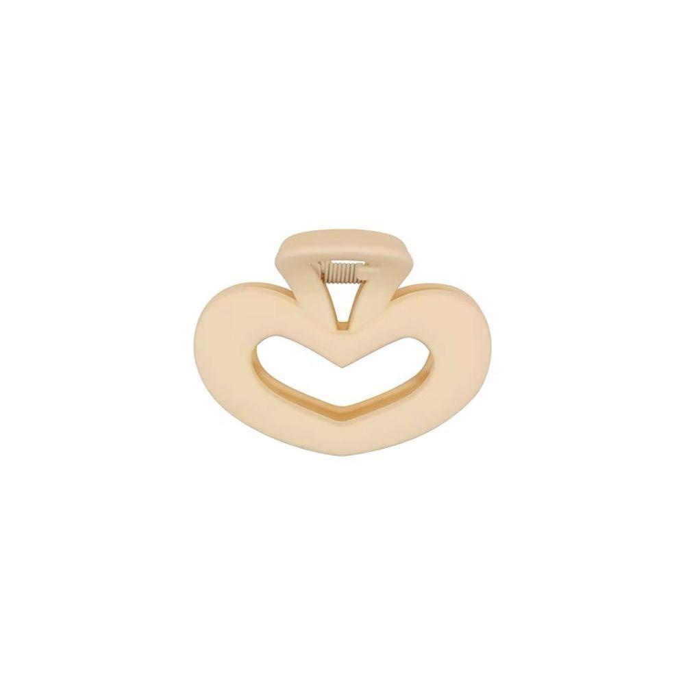 NEEDWAY Matte Hair Claw Elegant Fashion Resin Cuci Muka Mandi Putih Susu Wanita Claw Clips