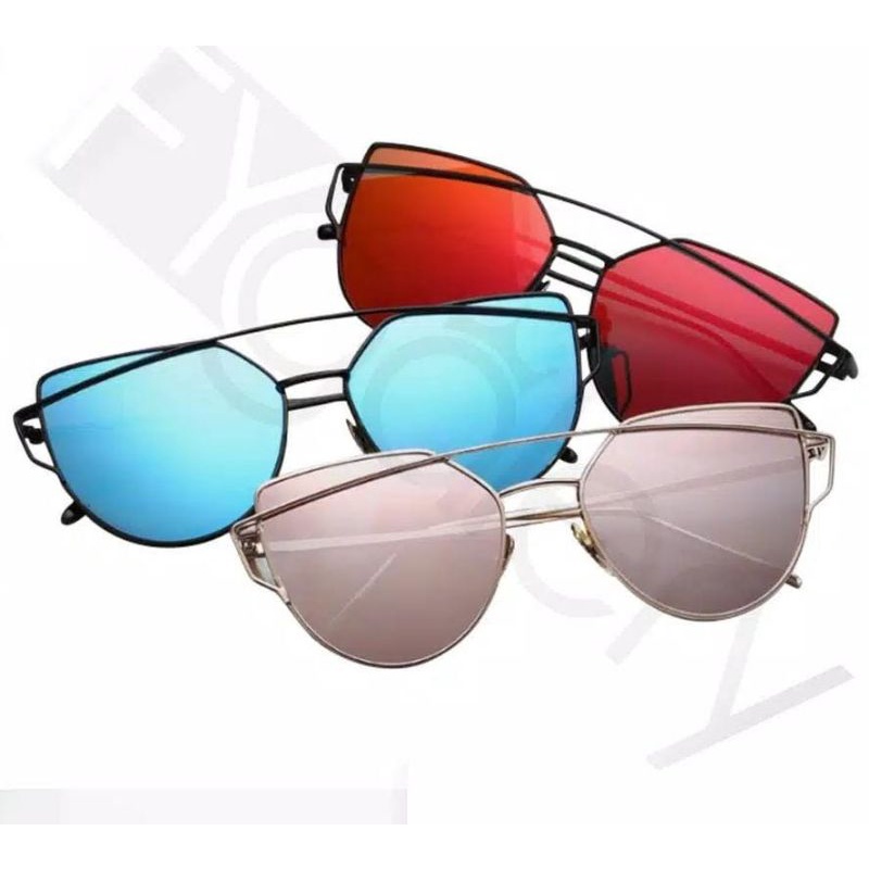 Medan Termurah KD006 Fashion sunglasses kacamata fashion keren unisex