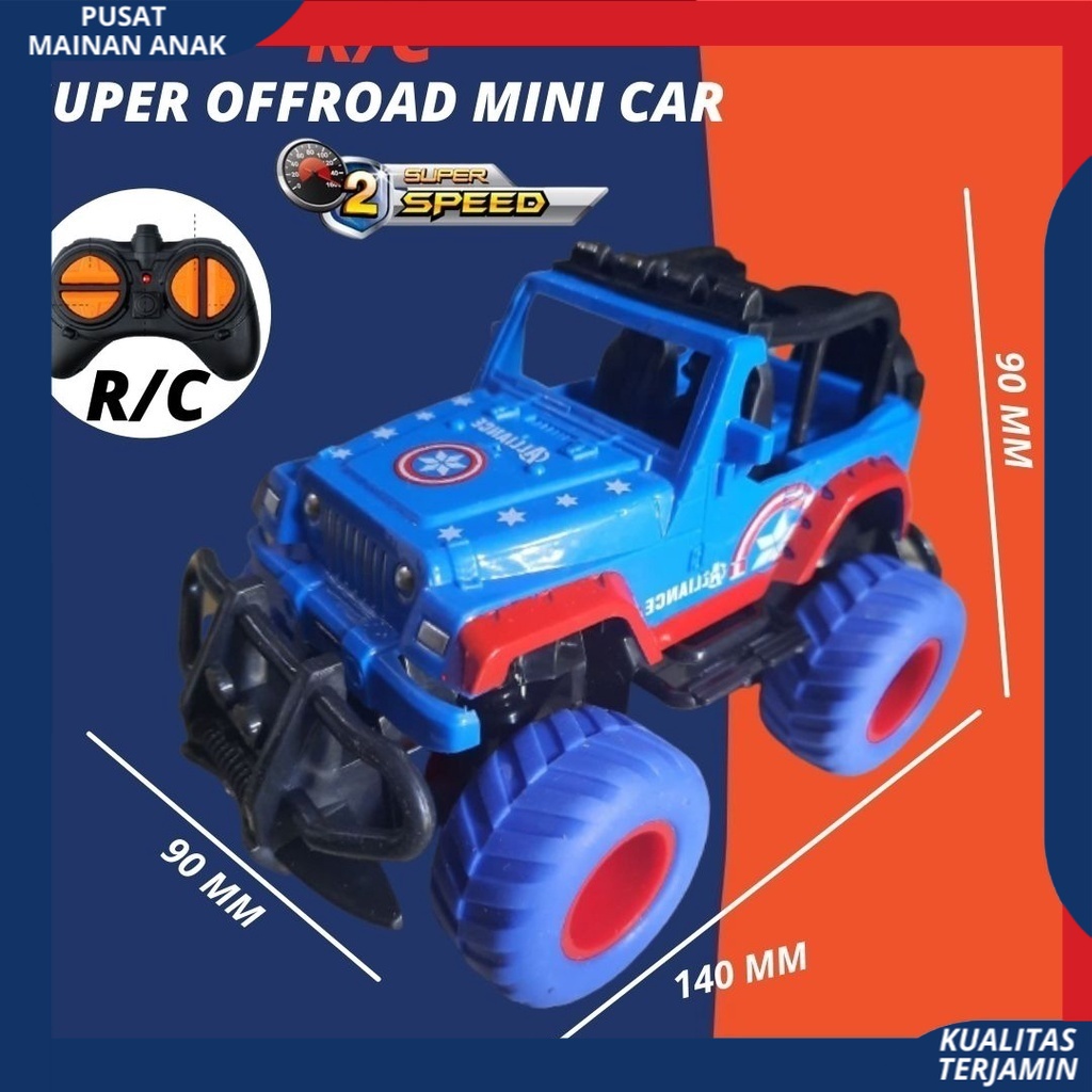 [PROMO] mainan mobil remot kontrol bentuk unik dan aman rc car toys SNI mainan terbaru