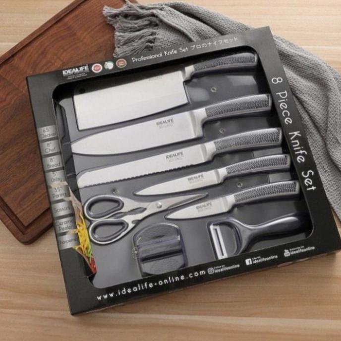 

Idealife Il-163S Pisau Besar Set Dapur Knife Peeler Rautan Gunting Grosiranxixi