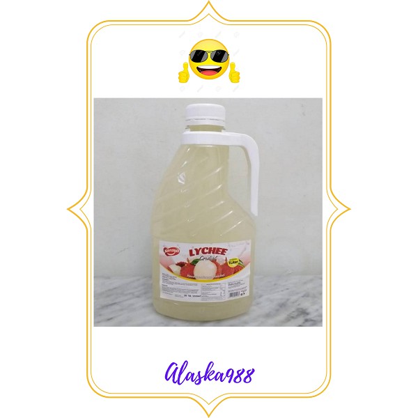 

NARAYA SIRUP LYCHEE CORDIAL 1 LT LTR LITER