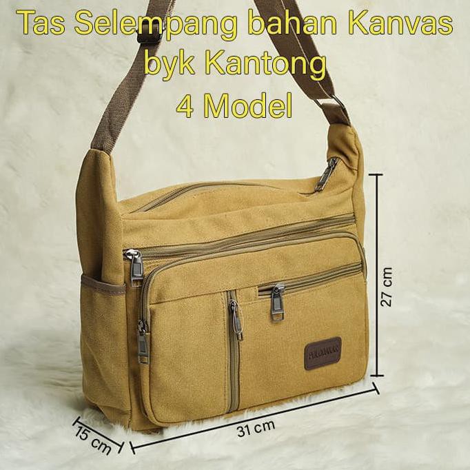 Terlaris# Tas Selempang Polo Dakar Kanvas Messenger Bag