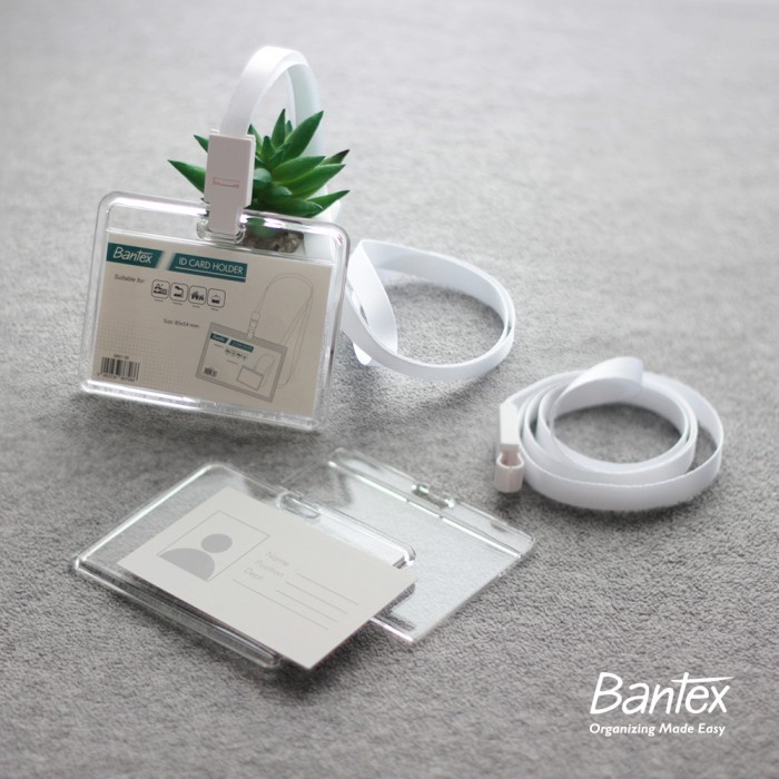 

Gilaa!!! Bantex Transparent Id Card Holder Lanyard Landscape 8867 Diskon