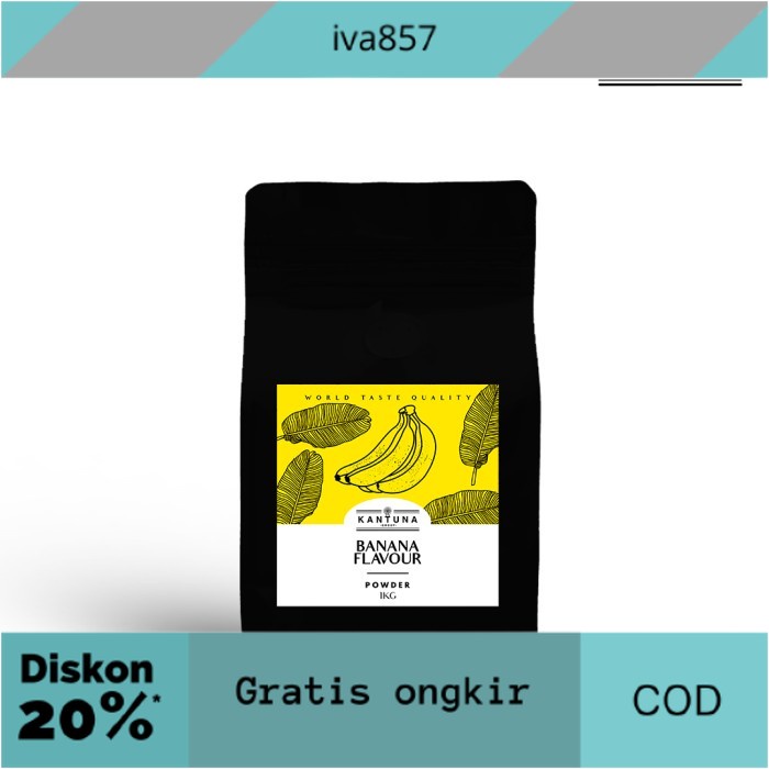 

PROMO Kantuna Banana Powder - Powder Rasa Banana Untuk Cafe/Kafe/Bisnis GRATIS ONGKIR