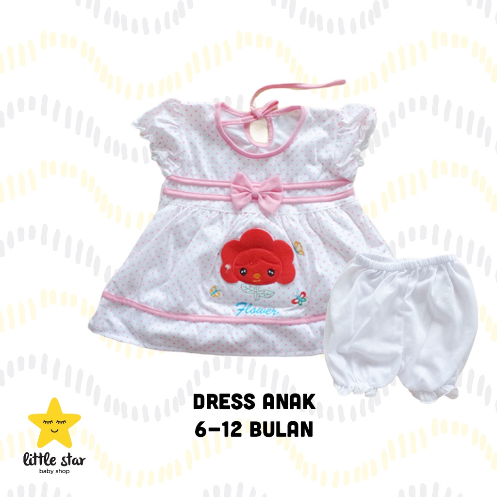 Y Lin Set Dress Bayi Cewek | Dress Baby Girl | Dress Anak Cewe